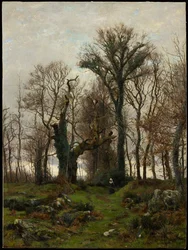 Am Rand der Heidelandschaft, Bretagne, 1877